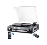 Reproductor de Discos DIGITNOW Bluetooth con Altavoces – Tocadiscos Multifunción