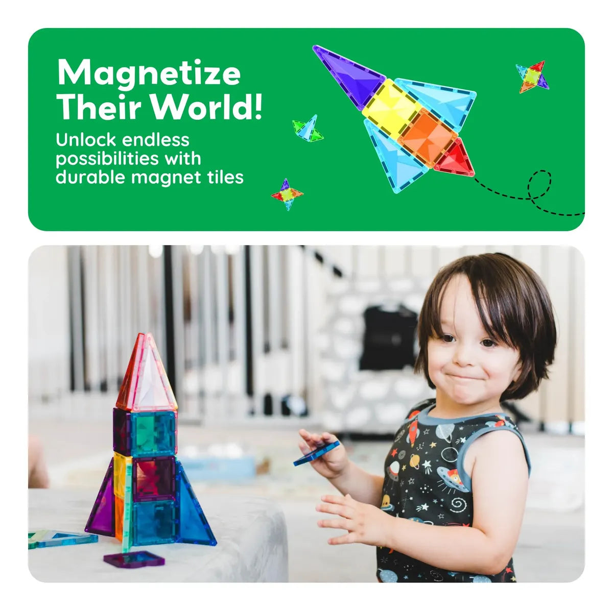 PicassoTiles PTM40 Set de Bloques Magnéticos Mini Diamond 40 Piezas