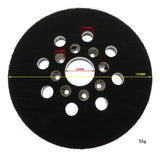 2 Plato Base Lijadora Velcro Compatible Para Bosch Gex125 Negro