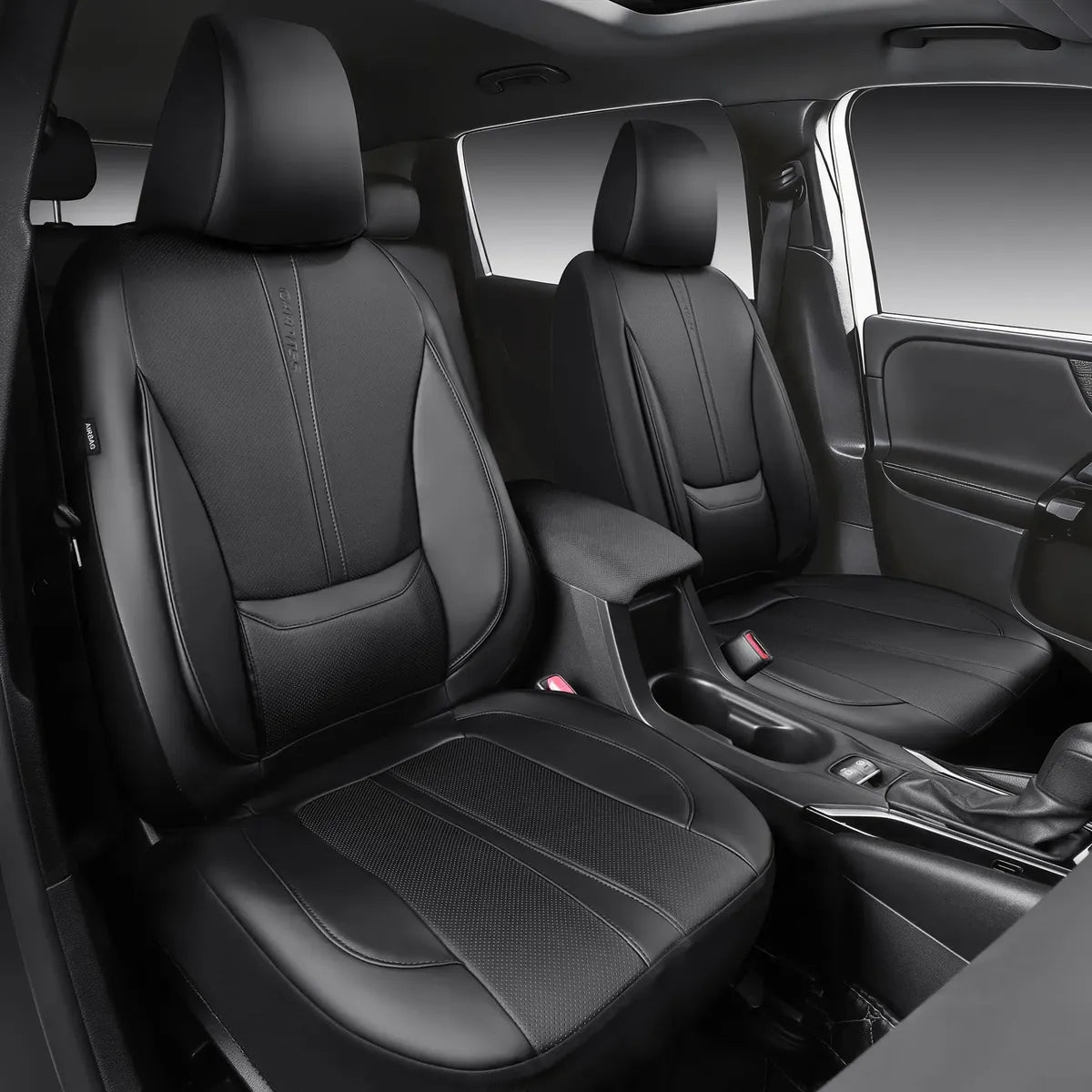 Fundas para Asientos de Auto Negras Compatibles con Toyota RAV4 y Camry