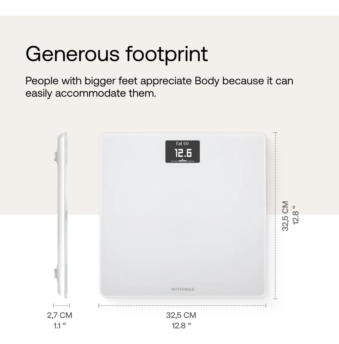 Báscula Inteligente Withings Body WBS06 | Wi-Fi + Bluetooth | Sincronización Automática | Open Box