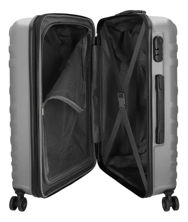 Maleta Mediana American Tourister Tesa 2.0 4.5 kg Plateado