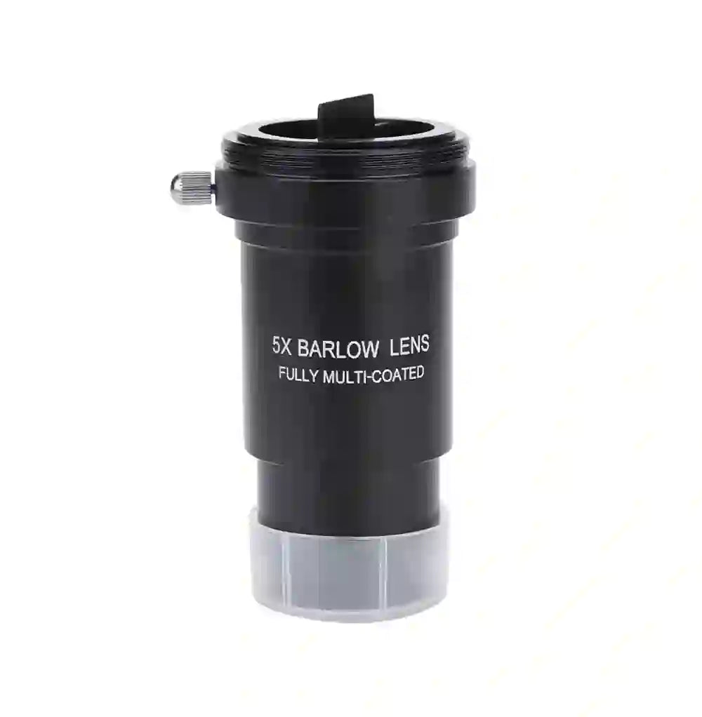 Lente Barlow 5X para telescopios - Multicapa de 1,25 pulgadas con rosca M42
