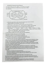 Control Remoto POLYNX JR1602FCC 2.4 GHz Bluetooth para Auto Eléctrico Infantil Power Wheels