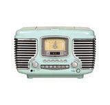 Radio de Mesa Crosley Corsair CR612B-AB Aqua Blue – AM/FM, CD y Bluetooth 120V