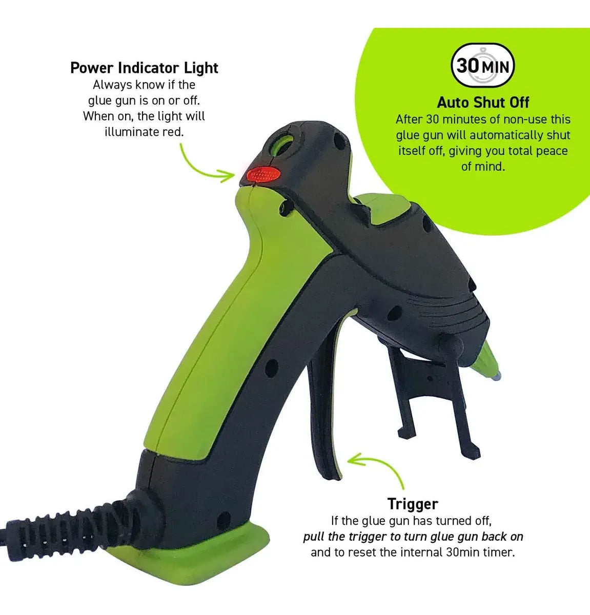 Pistola de Silicona Surebonder Ultra Dual Temp Full Size 120V