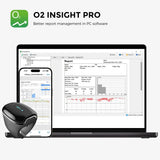 Monitor de Oxígeno Wellue O2Ring-S con Recordatorio por Vibración