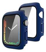 Carcasa Para Apple Watch Con Vidrio Templado Premium