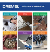 Kit de herramientas rotativas Dremel 4300-5/40 de alto rendimiento con LED