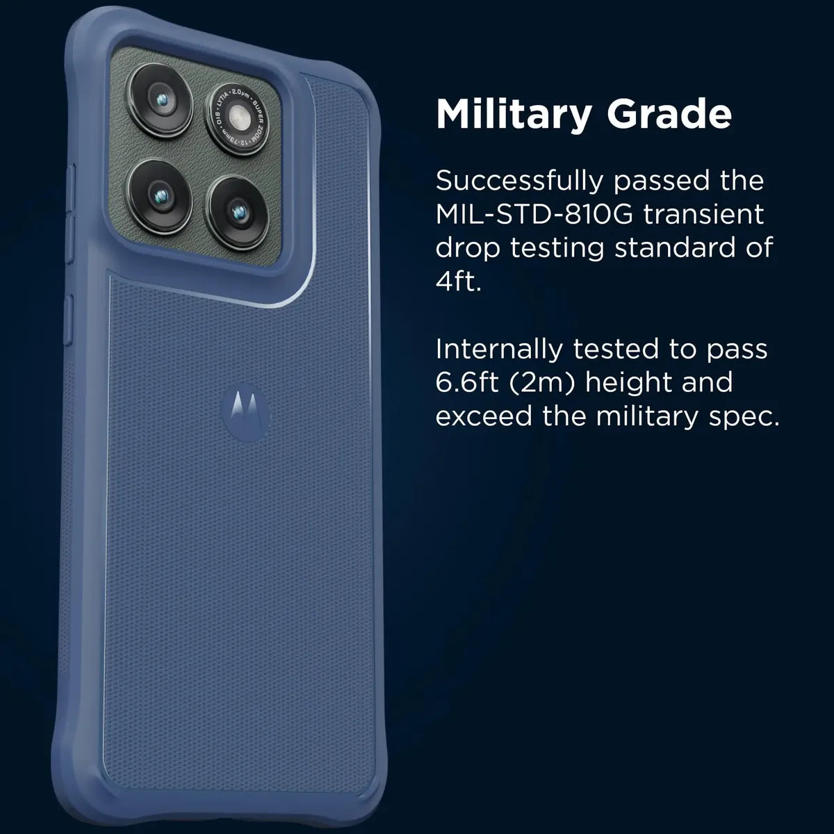 Funda Protectora Motorola Edge 2025 Dusk Blue – Azul