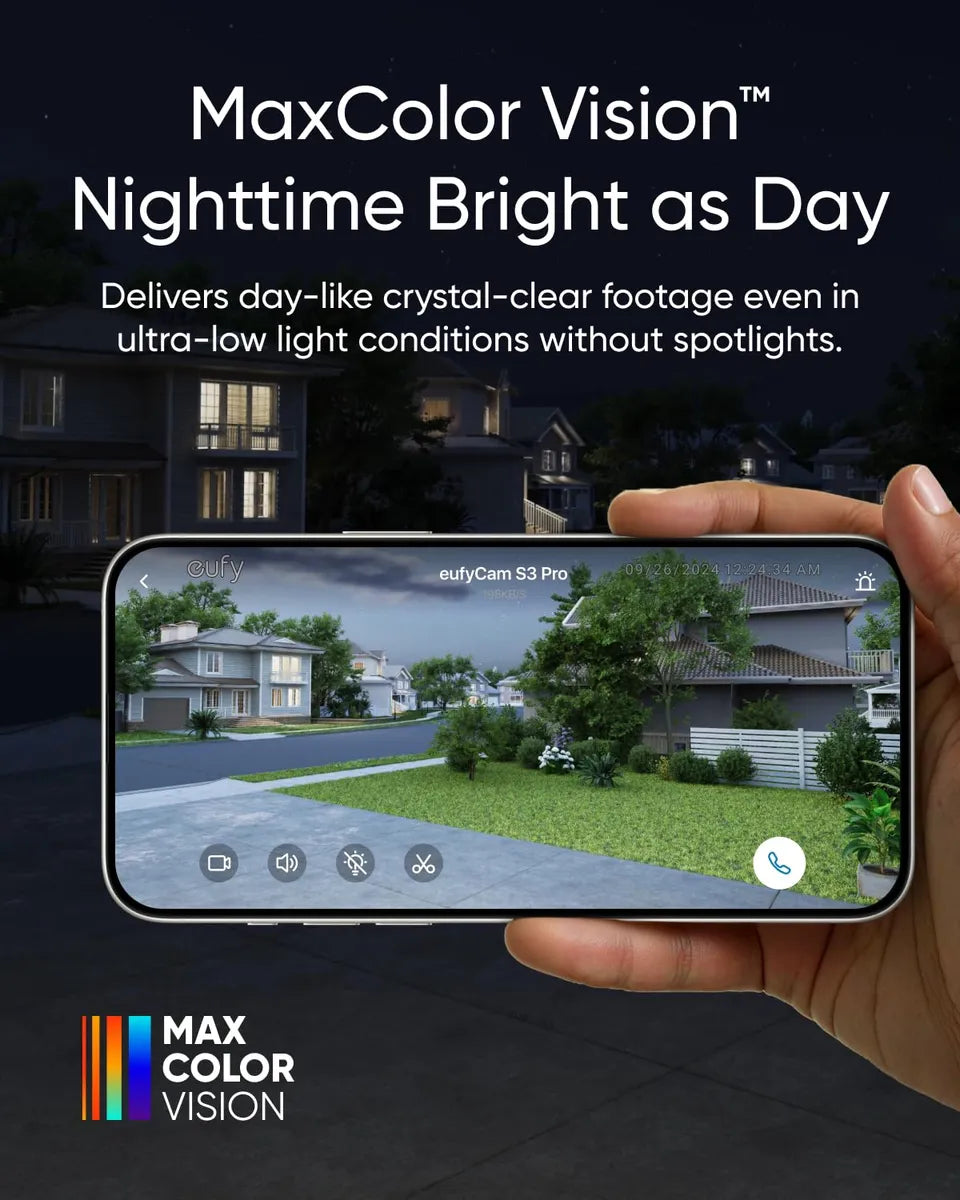 Security Camera Eufy Security Eufycam S3 Pro 2-cam Kit 4k