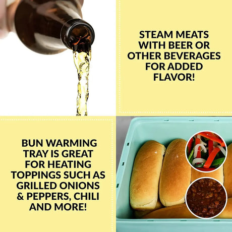 Vaporera Extra Grande Para Hotdogs Vintage 120V