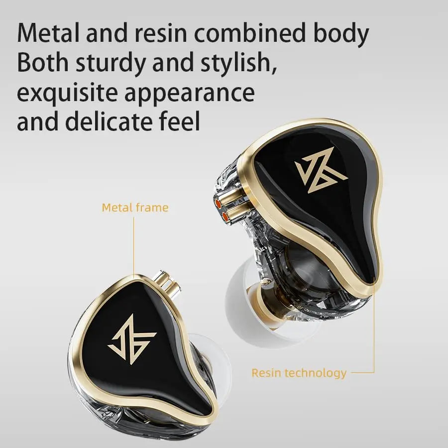Auriculares In-Ear KZ Acoustics ZAS Híbridos de 16 Drivers con Cable Desmontable