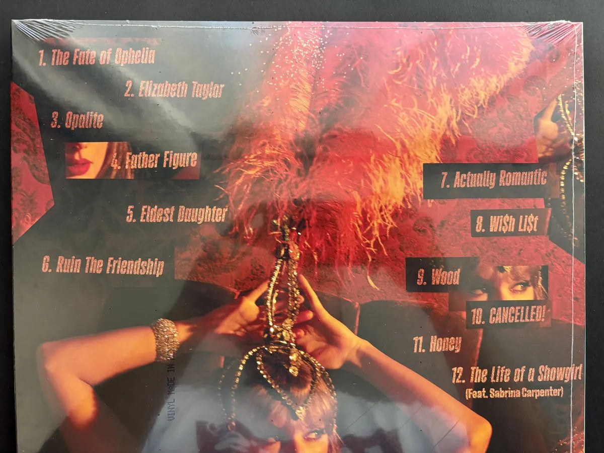 Taylor Swift - The Life Of A Showgirl: Sweat And Vanilla Perfume - Vinilo (lp) Portofino Orange Glitter