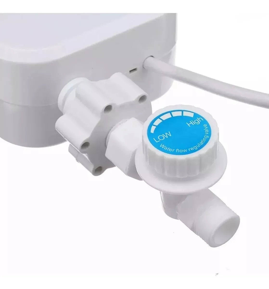 Mini calentador de agua calefón ducha calienta en 3 seg color blanco 3.500w