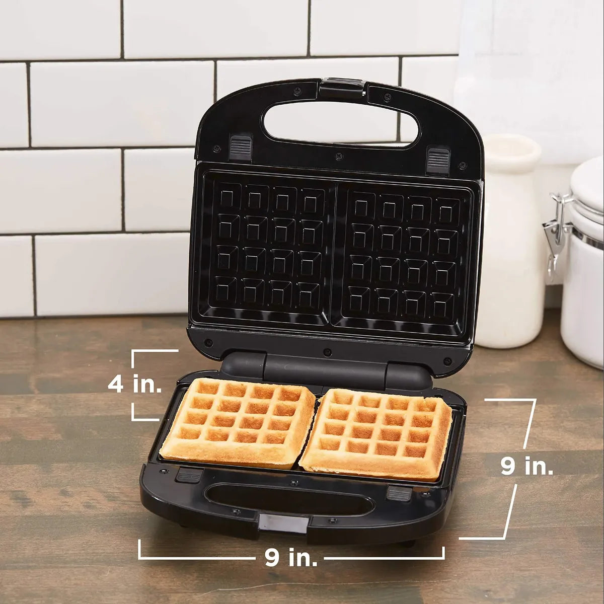 Waflera Black+decker Wm2000sd 3 En 1, Grill Y Prensa sandwich 120V