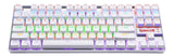 Teclado Gamer Redragon Kumara K552 Rainbow Blanco Red Esp Español Latinoamérica