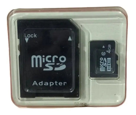 Tarjeta Memoria Micro Sd 4 Gb Incluye Adaptador