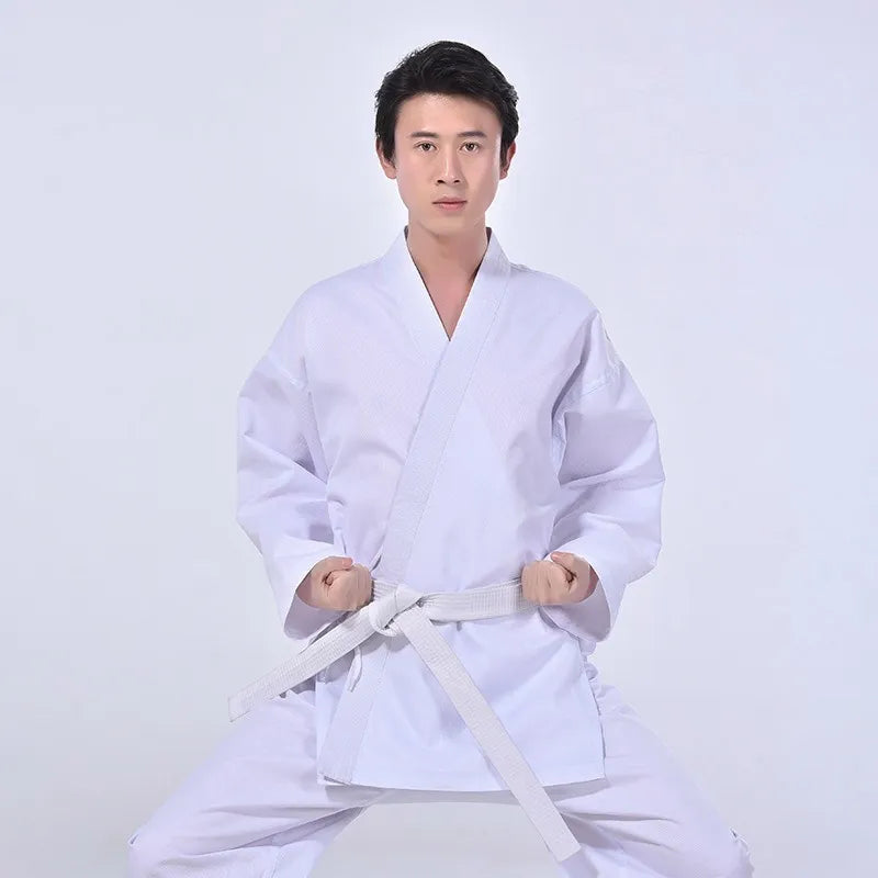 Traje Dobok De Kimonos Taekwondo Resistente Blanco Cómodo