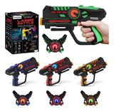 Juego De 4 Pistolas Laser Tag Guns Armogear Con Chalecos