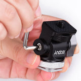 Adaptador Soporte Camara Zapata Fria A Rosca 1/4 Andoer 9281