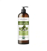 Aceite de ricino orgánico certificado por la USDA Velona, 473 ml