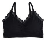 Conjunto Bralette Calzón Bikini Negro talla unica latina