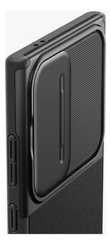Funda Para Samsung S24 Ultra Spigen Optik Armor Híbrida Color Negro Liso