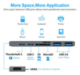 HUB Thunderbolt 3 USB-C for Macbook Pro