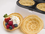 Máquina para hacer wafles dobles de Starblue White Make 110V