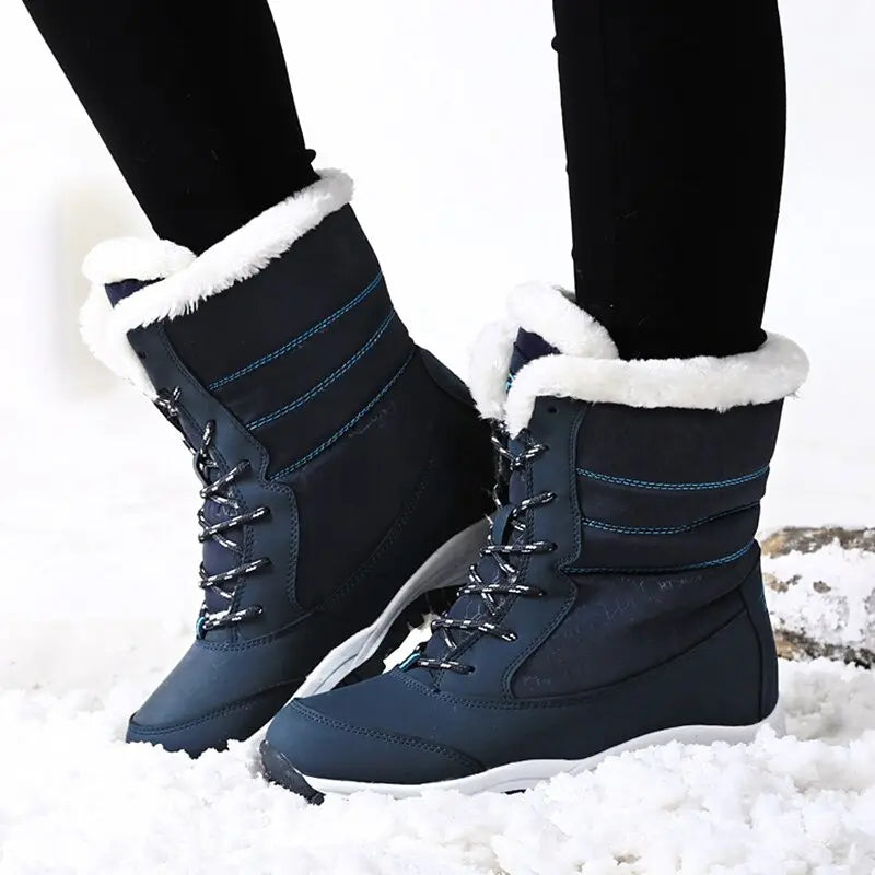 Botas Impermeables para Mujer Invierno | Botas de Nieve con Forro Térmico y Suela Antideslizante