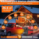 Calefactor Diésel Portátil 8.5KW 12V / 24V con Control Remoto | Nuevo | Embalaje Abierto