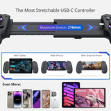 S9 Full-size Gaming Phone Controller Para iPhone 15/16