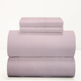 Sábanas 2 Plazas Arredo Extra Suaves Lisas Lila