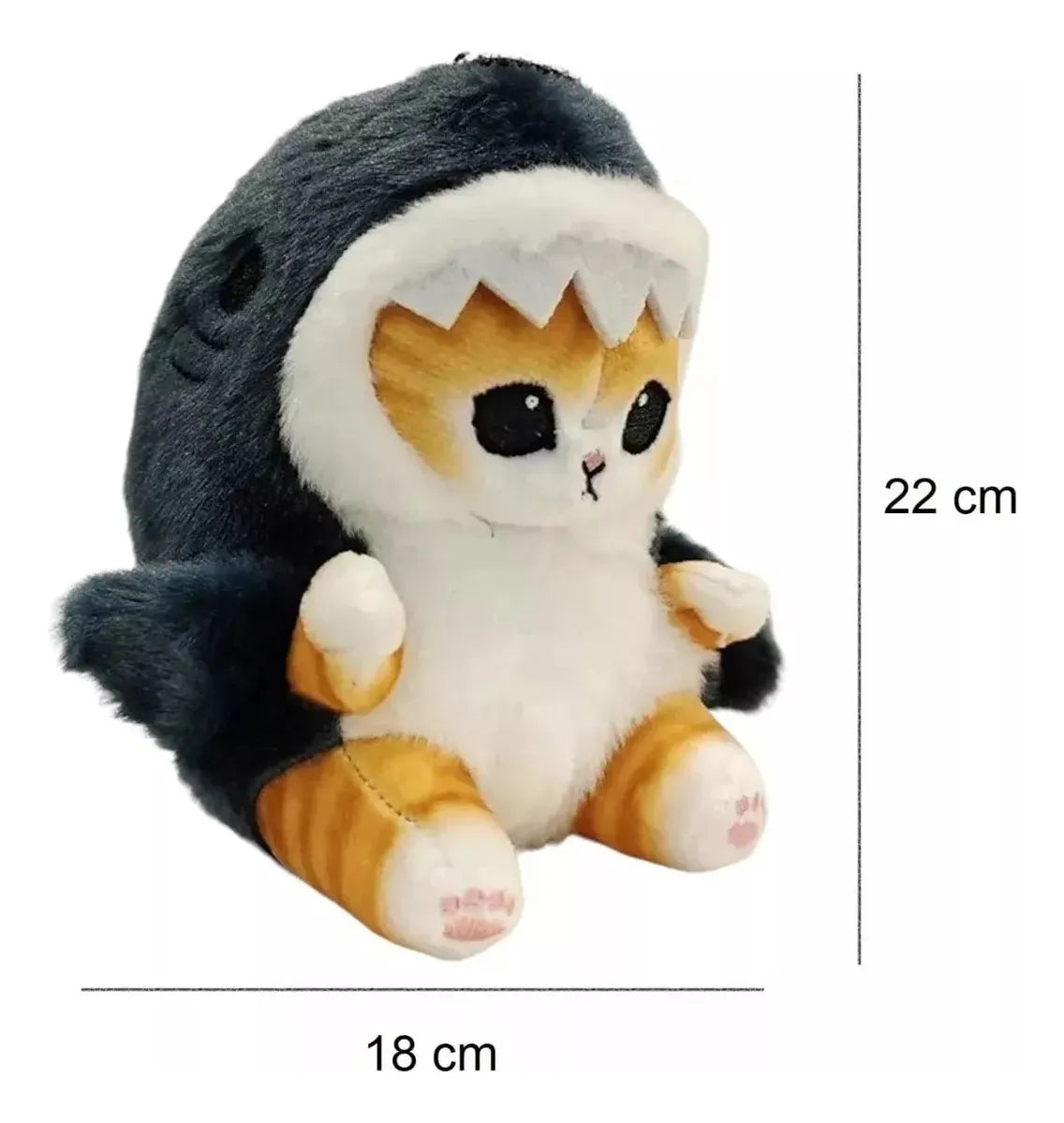 Peluche Gato De Michi Con Diseño Kawaii De 20 Cm Con Disfraz