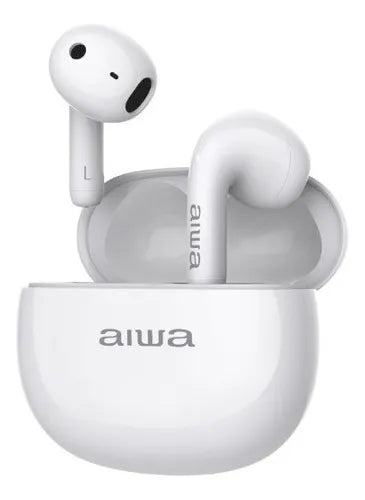 Audífonos Aiwa Inalambrico Tactil In-ear Bluetooth 5.3 Twsd8 Color Blanco Color de la luz Blanco