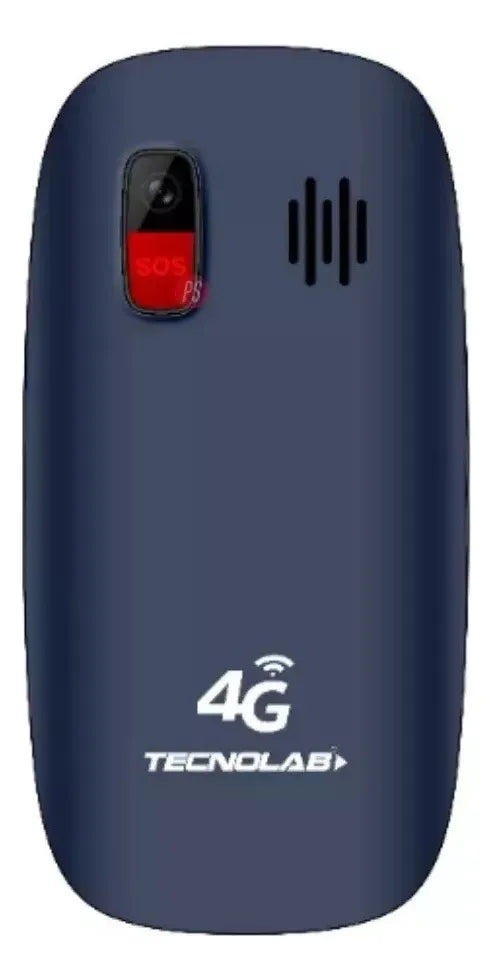 Tecnolab Teléfono Compacto Azul Senior 4g