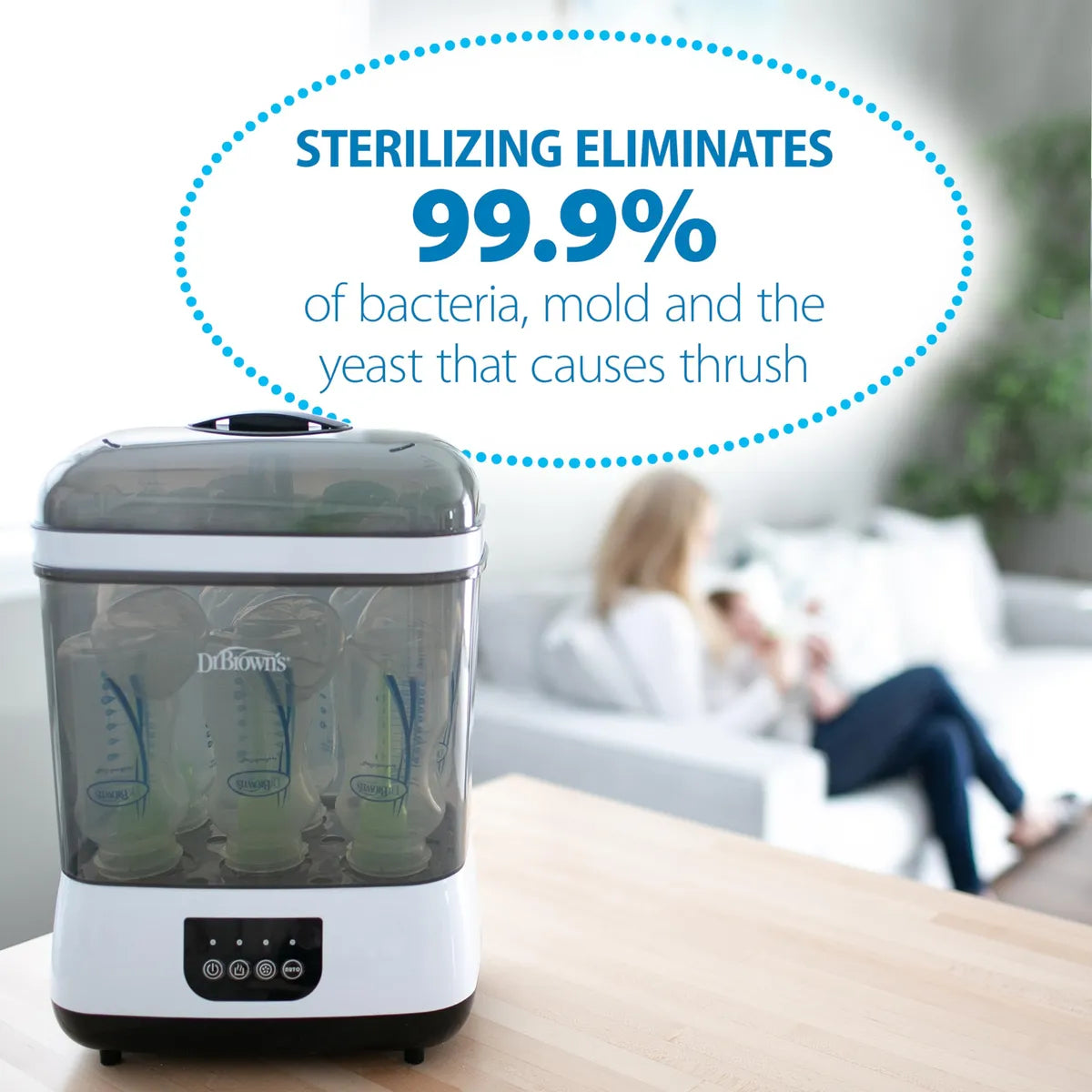 Esterilizador Y Secador Dr. Brown's Todo En Uno Para Bebé 110V