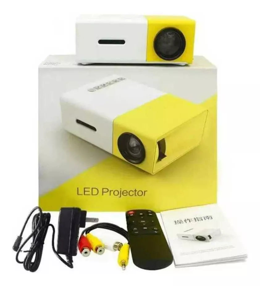 Proyector Mini Portatil Led Hdmi Vga Usb Sd Rca Parlante Pro