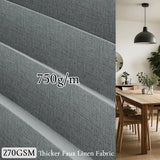 Cortinas Hmyi con aspecto plisado magnético, 100 % opacas, 150 x 20 cm (ancho x largo)