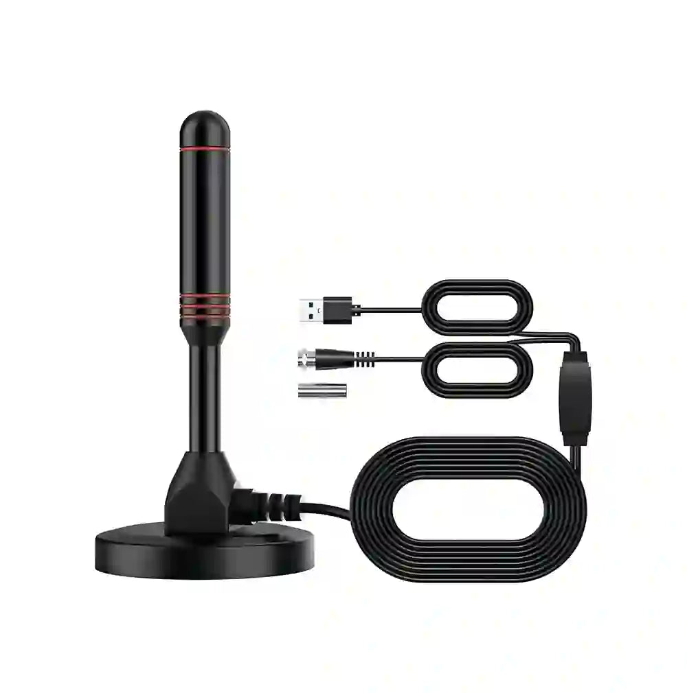 Antena TV Digital Terrestre Interior HD 4K USB Amplificada Aspor