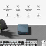 Mini PC E4, LAN Dual Gigabit Ryzen 5 3550H Win 11 Pro E4 16GB DDR4 1TB SSD 110V