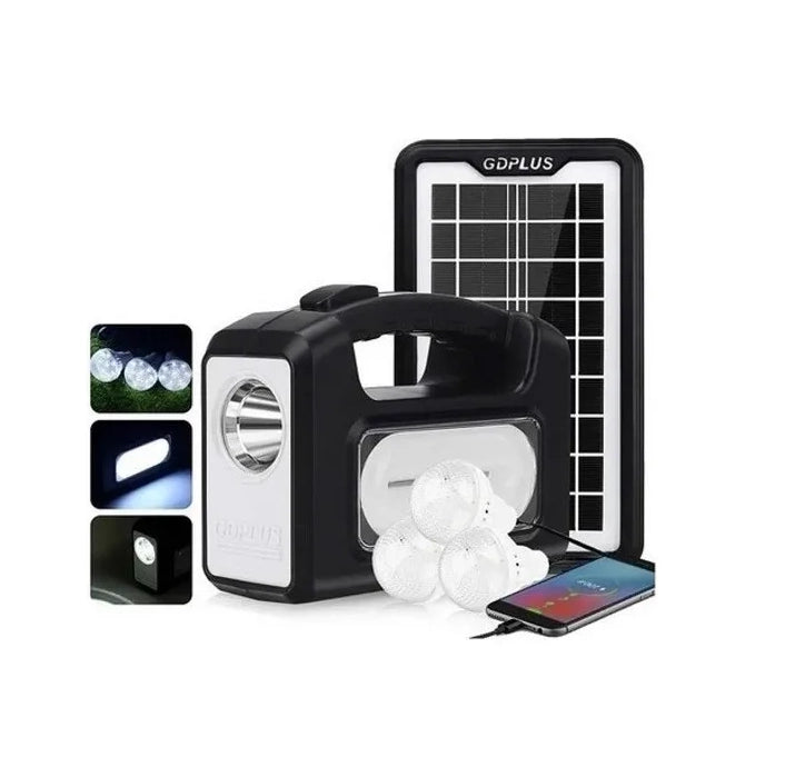 Kit Solar De Emergencia Camping 36hrs Color Negro Tasbel