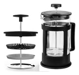 Prensa Cafetera Francesa Glass Cafetiere 300ml Sirve Para Te
