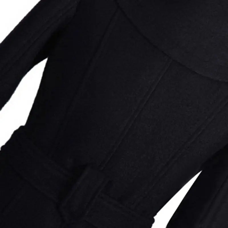 Chaqueta Abrigo con Botones y Cinturón para Mujer | Estilo Trench Casual