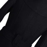 Chaqueta Abrigo con Botones y Cinturón para Mujer | Estilo Trench Casual
