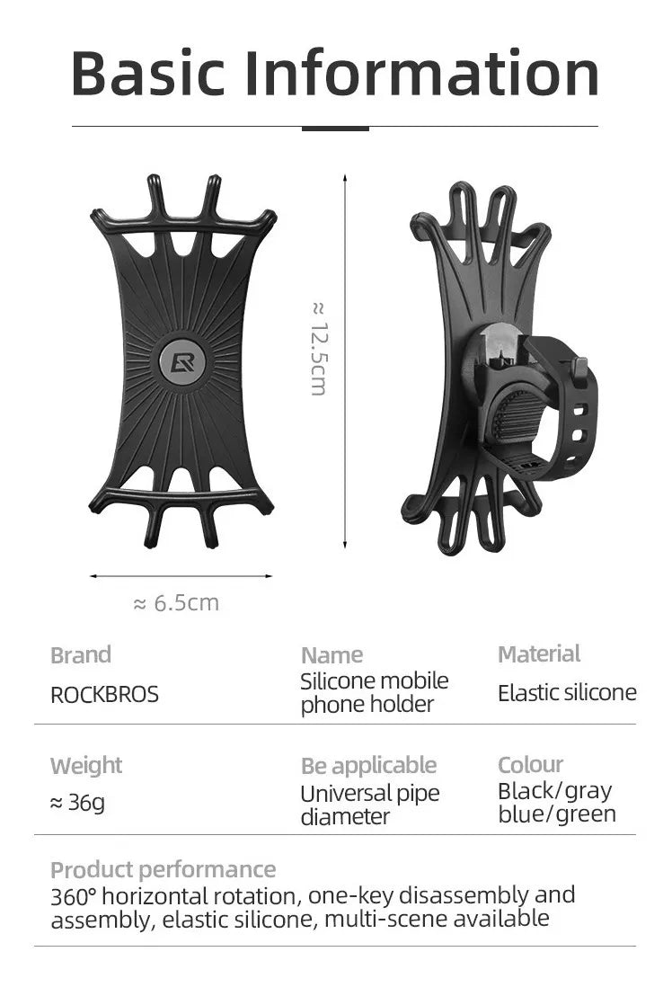 Porta Celular Bicicleta Rockbros Lf436 Soporte Smartphone
