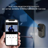 Timbre Inalámbrico Inteligente Con Cámara Wifi Impermeable
