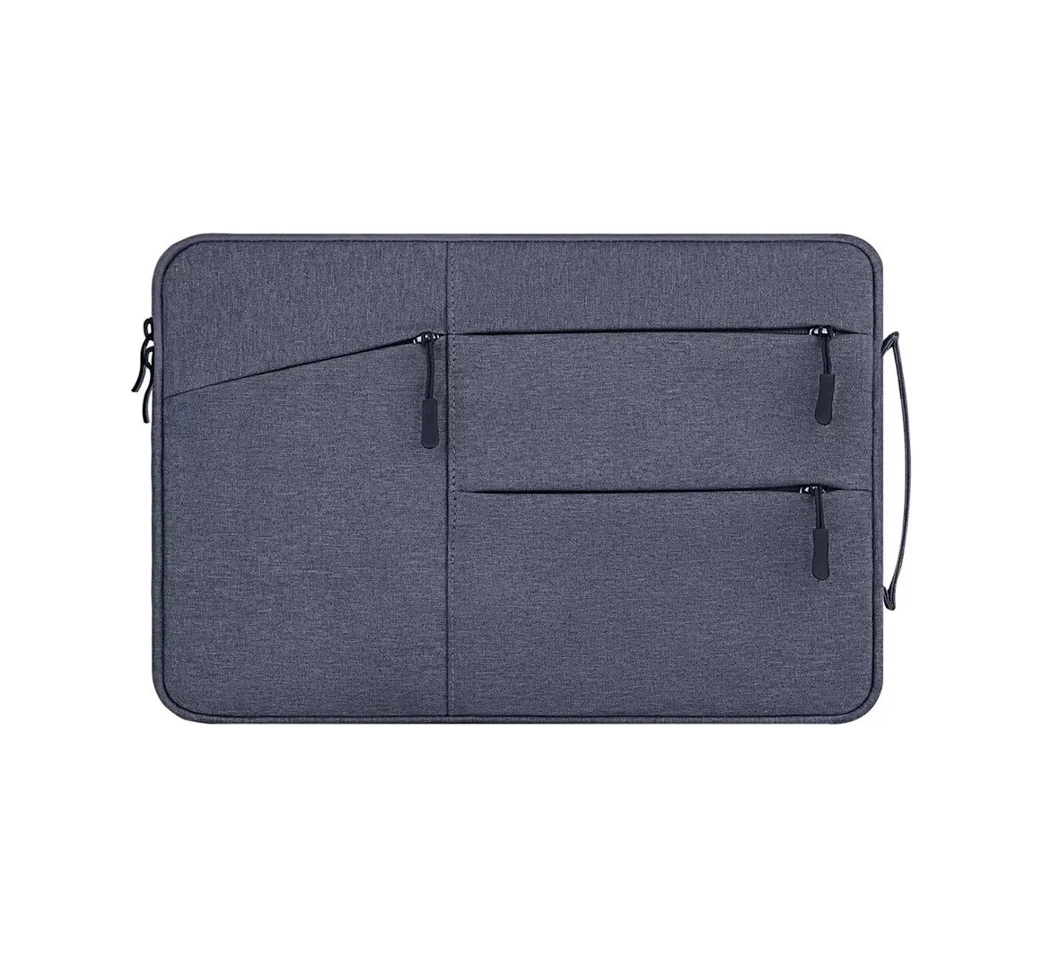 Funda Para Notebook 13 A 14 Con Bolsillos Cierres Y Asa