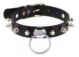 Collar D Choker Aro Puas Ajustable Punk Rock Cosplay Gótico